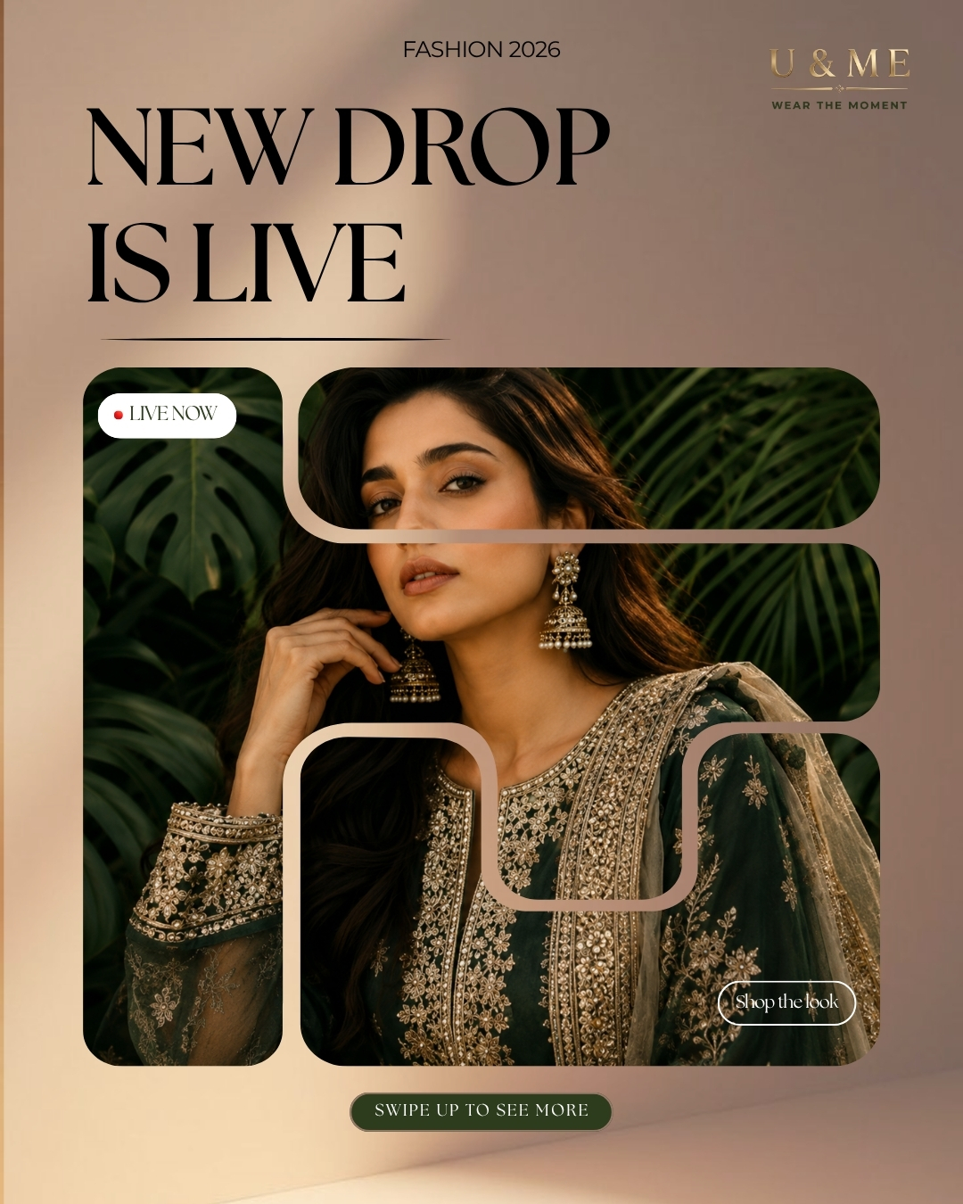 U & Me fashion New Drop post