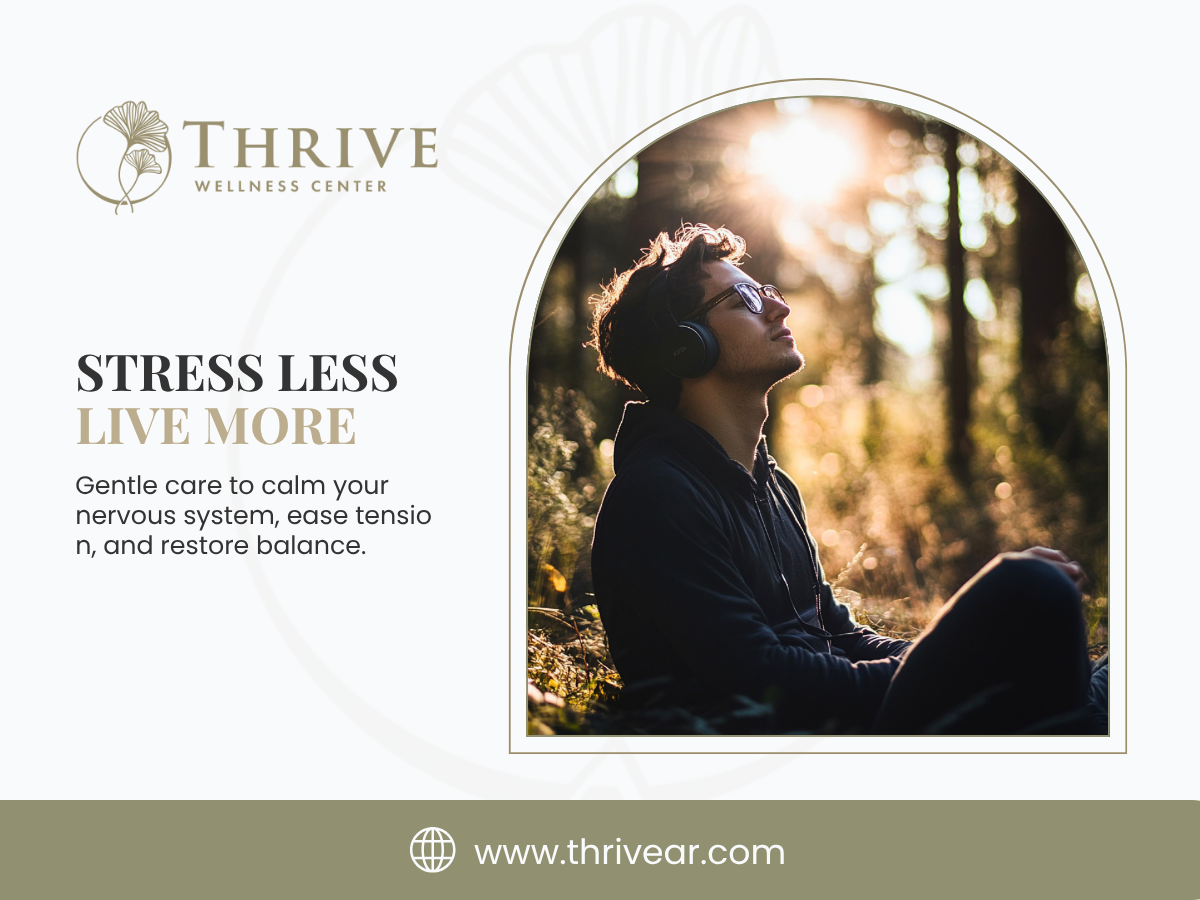 Thrive Wellness Stress Less post