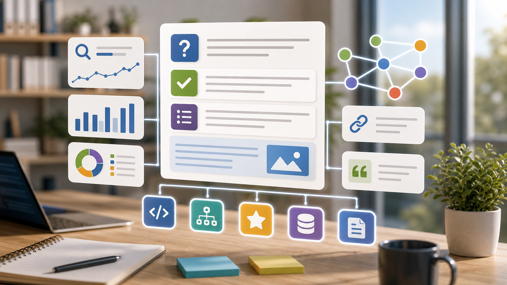 Answer-ready SEO content workflow for Pakistan businesses with entity graph citation links and structured data tiles